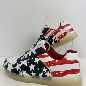 Unknwn Brand 4th of July USA Flag shoesUS 6.5 Wmns American Sneakers Worn Once